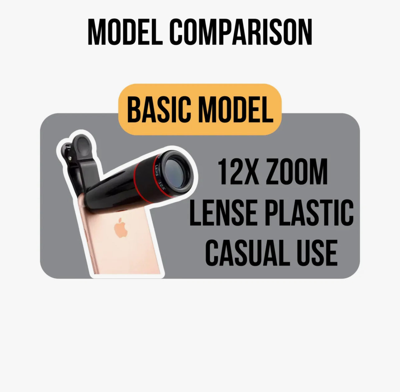 Stylish 8x18X Zoom lens for Mobile Universal lens for all mobile best for zooming videos and best quality pictures