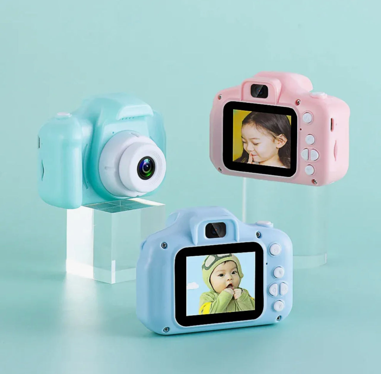 Mini HD Camera for Kids 1080P Digital Camera with Color Display Screen Rechargeable Battery