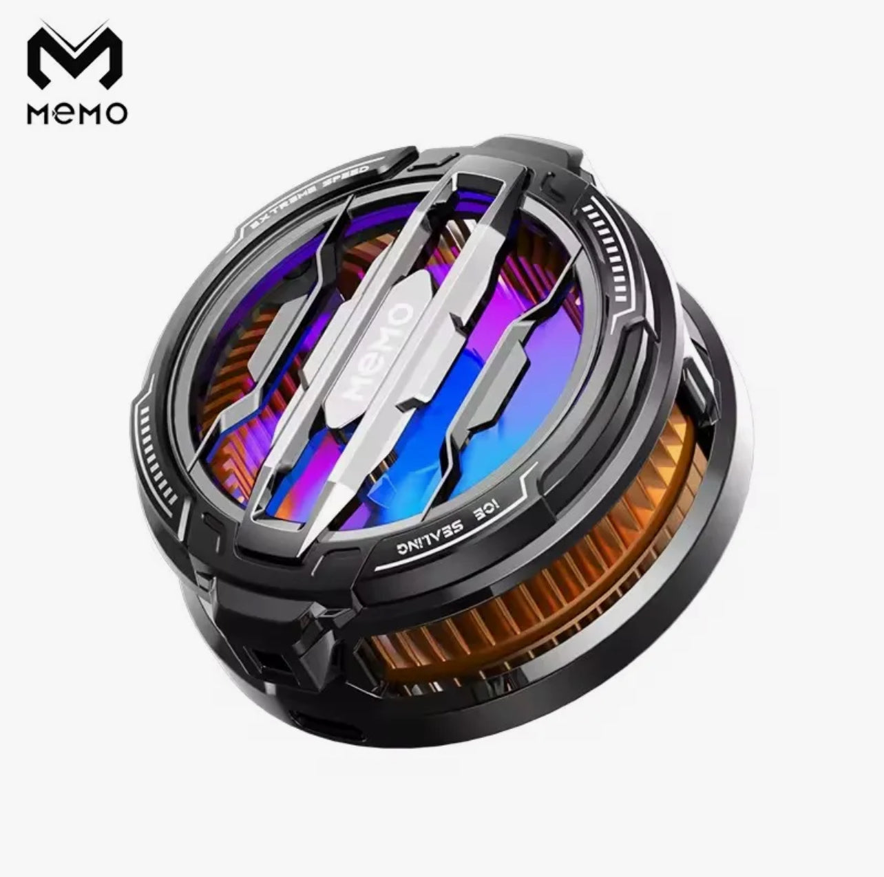 MEMO CX07 Magnetic Phone Cooler Fan | Gaming Radiator Cooling Fan for Mobile | USB Cold Wind Fan for PUBG & Gaming | Silent & Fast Cooling Mobile Cooler