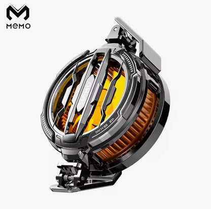MEMO CX07 Magnetic Phone Cooler Fan | Gaming Radiator Cooling Fan for Mobile | USB Cold Wind Fan for PUBG & Gaming | Silent & Fast Cooling Mobile Cooler