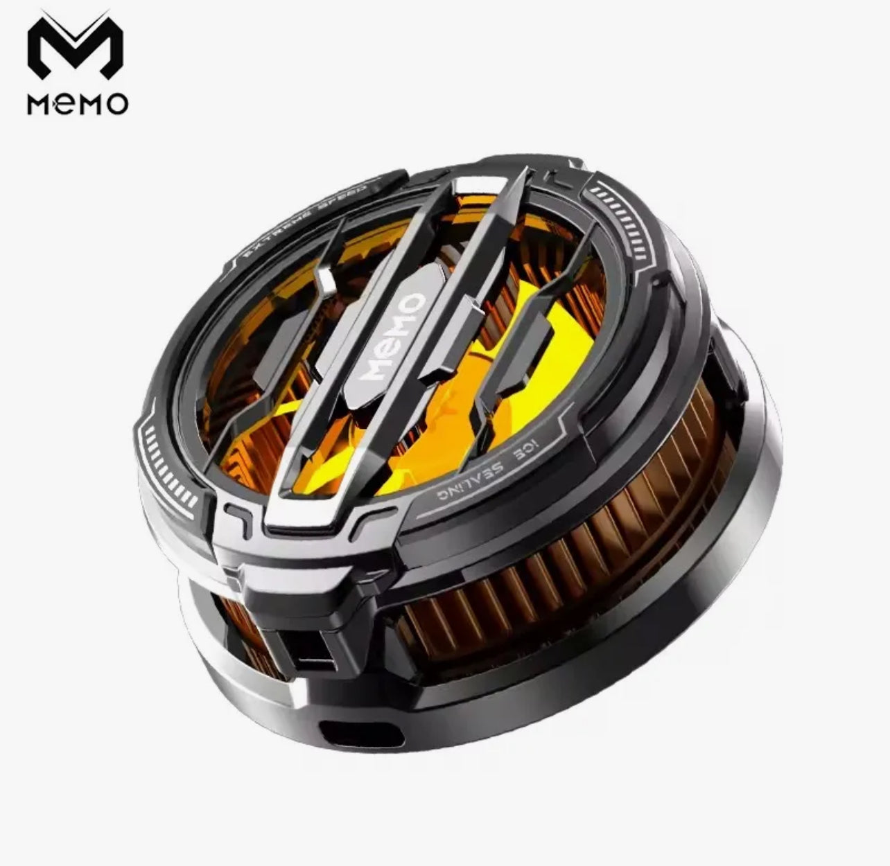 MEMO CX07 Magnetic Phone Cooler Fan | Gaming Radiator Cooling Fan for Mobile | USB Cold Wind Fan for PUBG & Gaming | Silent & Fast Cooling Mobile Cooler
