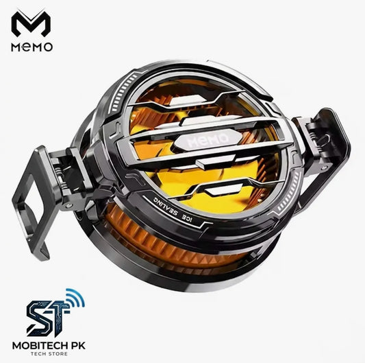 MEMO CX07 Magnetic Phone Cooler Fan | Gaming Radiator Cooling Fan for Mobile | USB Cold Wind Fan for PUBG & Gaming | Silent & Fast Cooling Mobile Cooler