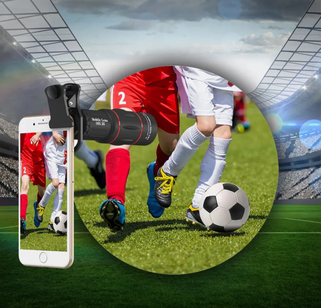 Stylish 8x18X Zoom lens for Mobile Universal lens for all mobile best for zooming videos and best quality pictures