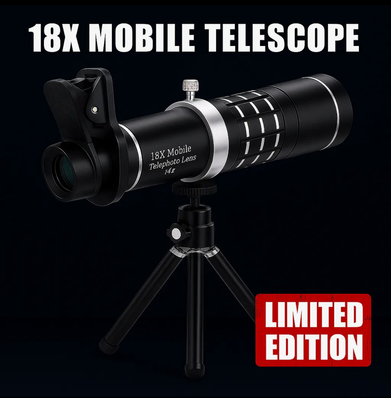 Stylish 8x18X Zoom lens for Mobile Universal lens for all mobile best for zooming videos and best quality pictures