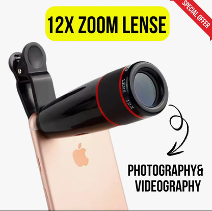 Stylish 8x18X Zoom lens for Mobile Universal lens for all mobile best for zooming videos and best quality pictures