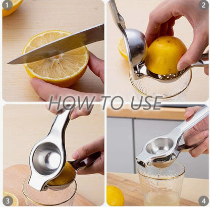 Stainless Steel Lemon Squeezer Hand Press Juicer for Lemons Oranges And Citrus Fruit Kitchen Tool