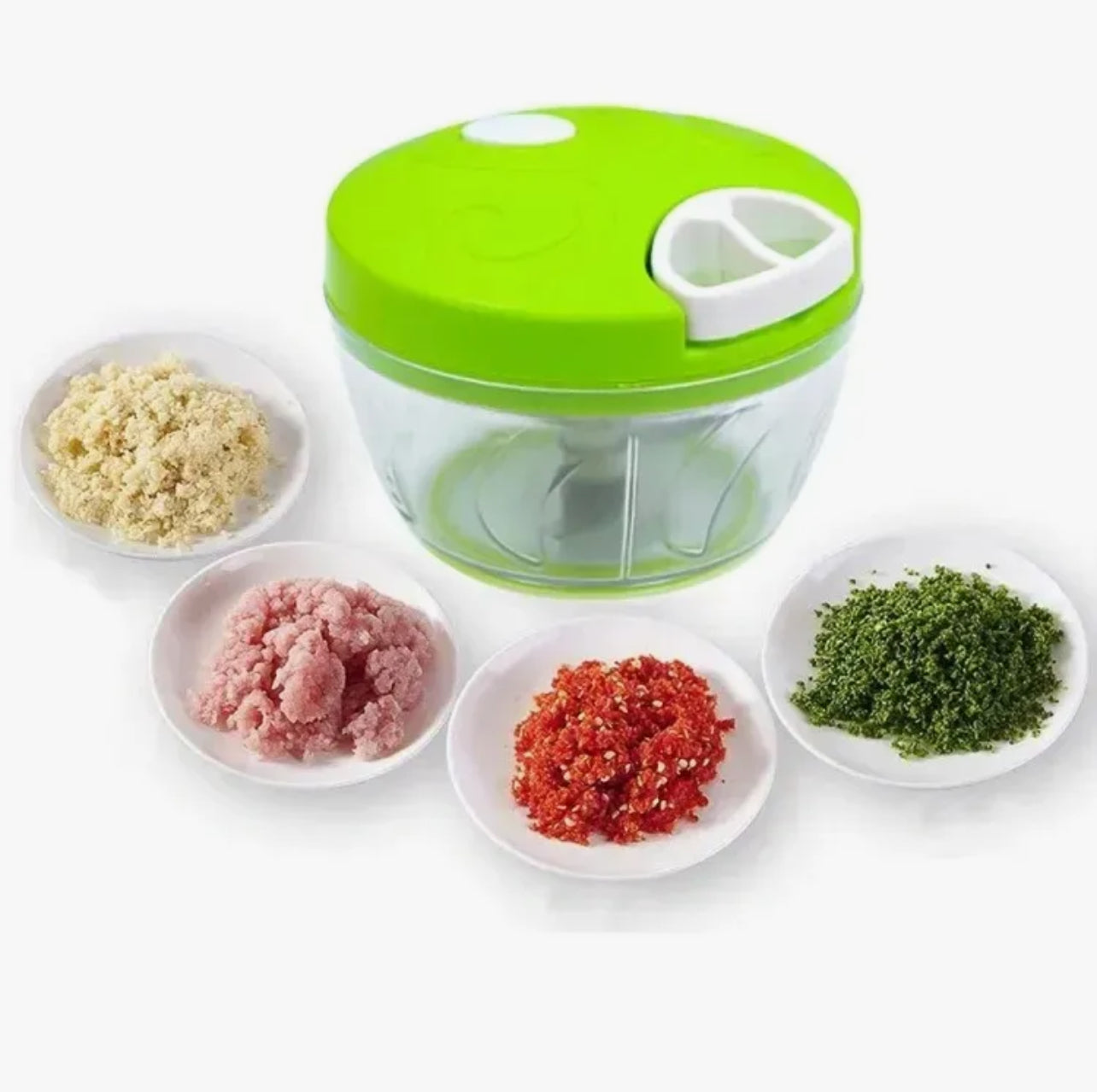 Multifunction Hand Pull Speedy Chopper Turbo Cutter Nicer Dicer Plus Vegetable Cutter/Chopper/Mincer/Mixer/Blender/Shredder to Chop Fruits Meat Onions/Nuts/Ginger/Herbs/Garlics
