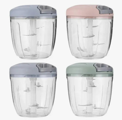 Multifunction Hand Pull Speedy Chopper Turbo Cutter Nicer Dicer Plus Vegetable Cutter/Chopper/Mincer/Mixer/Blender/Shredder to Chop Fruits Meat Onions/Nuts/Ginger/Herbs/Garlics