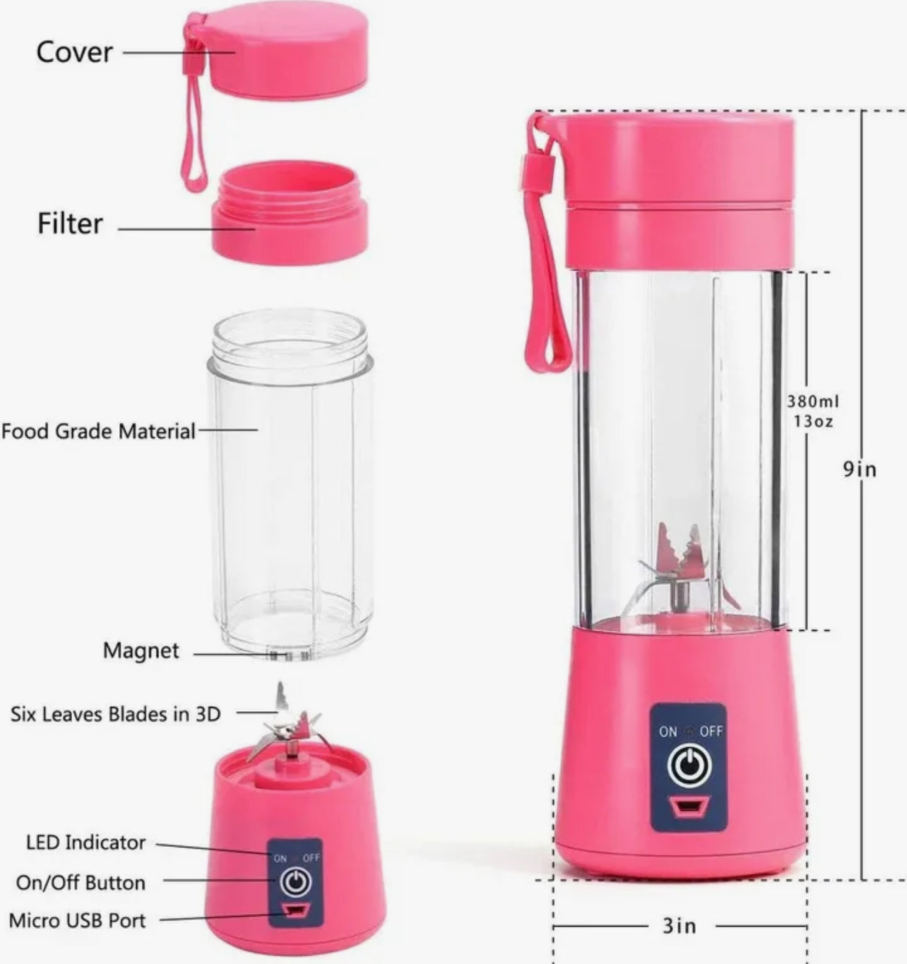USB Rechargeable Juicer