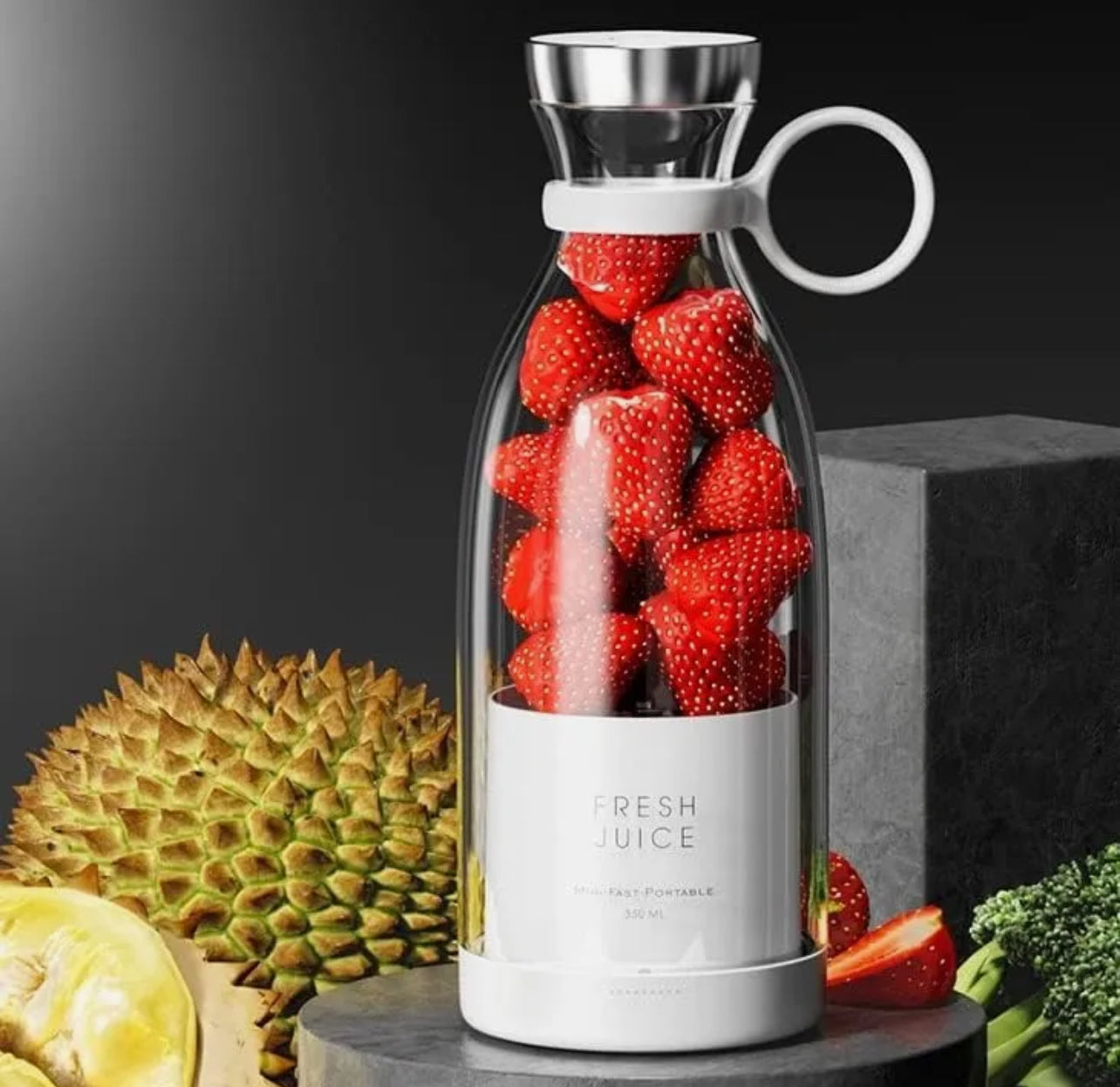 Fresh Juice Portable Blender Bottle – Mini USB Rechargeable Smoothie Maker
