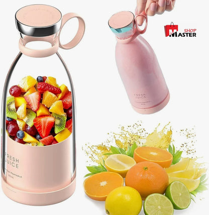 Fresh Juice Portable Blender Bottle – Mini USB Rechargeable Smoothie Maker