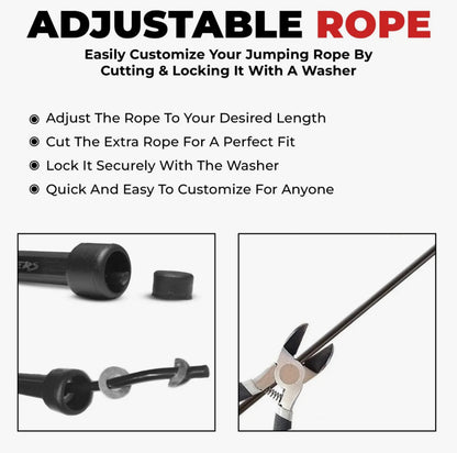 Skipping Rope for Fitness, Weight Loss, Cardio Exercise,