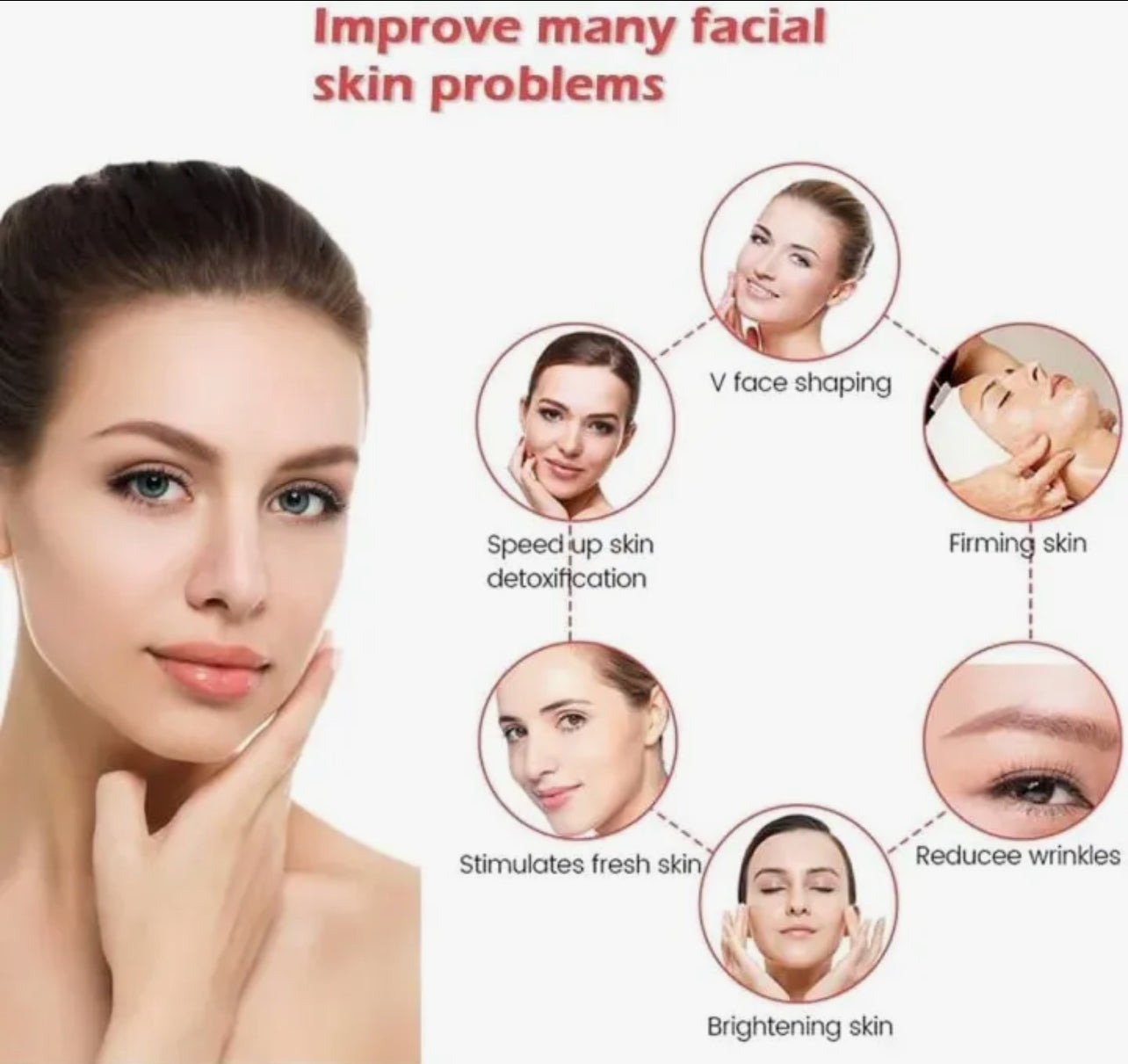 V Shape Face Slimming Tool Exerciser Facial Mouth Jaw Line Exercise Tool - Double Chin Mouth Muscle Tightener