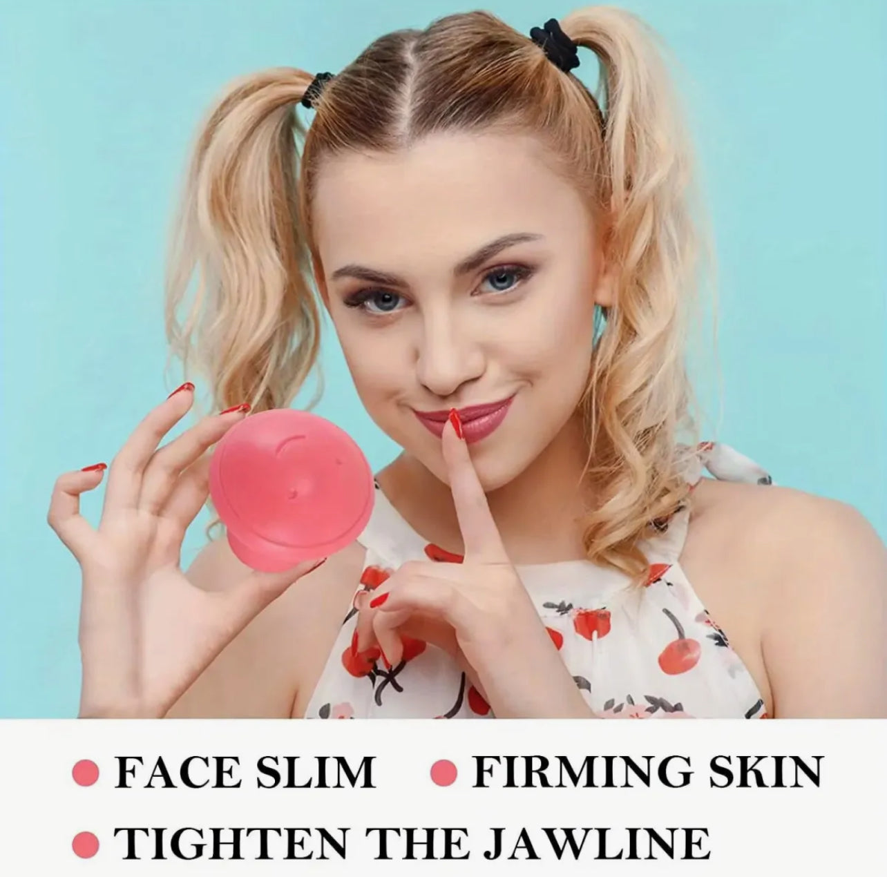 V Shape Face Slimming Tool Exerciser Facial Mouth Jaw Line Exercise Tool - Double Chin Mouth Muscle Tightener