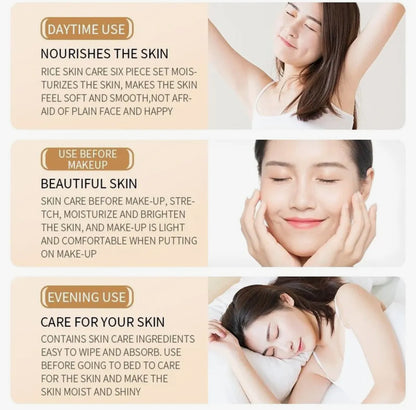BIOAQUA Rice Raw Pulp Cleanser Brightening & Moisturizing Deep Cleansing Face Wash Facial Cleanser (100g) BQY41005