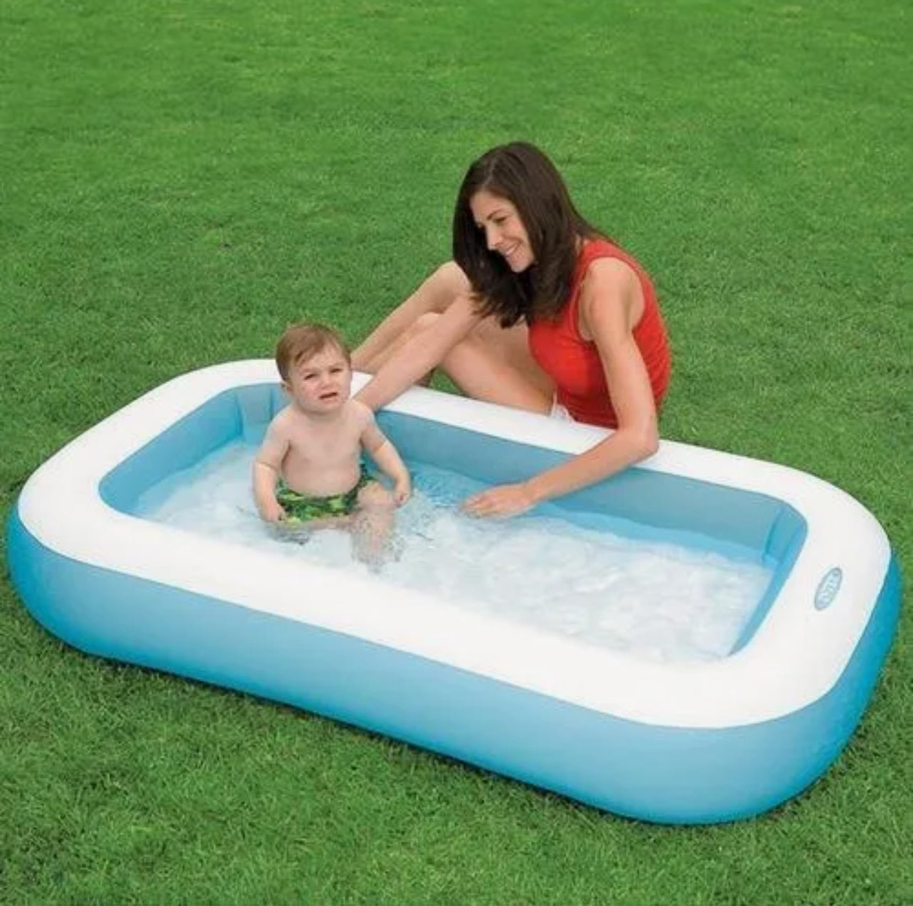 INTEX - Sunset Glow Baby Pool For Kids Inflatable Kids Bath Tub For Children
