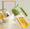 500ml Glass Oil Spray Bottle – Premium Kitchen Oil Mister for Cooking, Baking & Salad Dressing – Reusable & Eco-Friendly Oil Sprayer with Fine Mist Nozzle